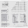 "Integra Top" részkihúzású, görgős fémfiókoldal, 117 mm-es oldalmagasság