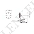 Szintezőláb M6*23 mm