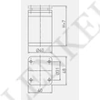 Állítható magasságú bútorláb henger 100 mm  (CAM 96)
