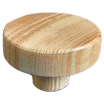 Fenyő lakkozott bútorgomb Ø38 mm