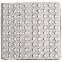 Ajtóütköző 10 mm-es (1 db= 100 ütköző)  (DRE 114)