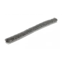 Tolóajtó porkefe fekete, 200 m, 4,8*4 mm