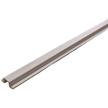 Tolóajtó vezetősín fehér, 3000 mm