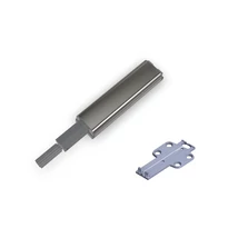 Kilökőcsappantyú, push open, tip-on inox adapterrel