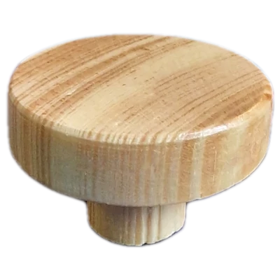 Fenyő lakkozott bútorgomb Ø38 mm