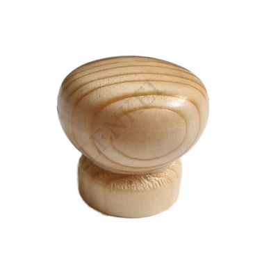 Fenyő lakkozott bútorgomb Ø33 mm ( K/14 GY)