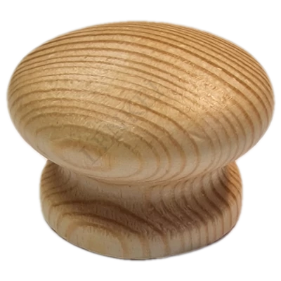Fenyő lakkozott bútorgomb Ø44 mm