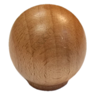 Bükk lakkozott bútorgomb Ø35 mm