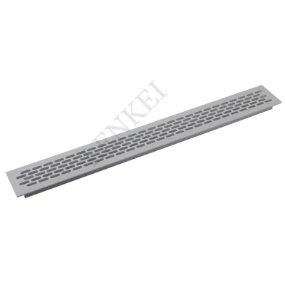 Alu szellőzőrács 60*484 mm szürke