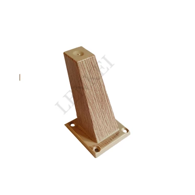 Műanyag láb 57*57*100 mm tölgy
