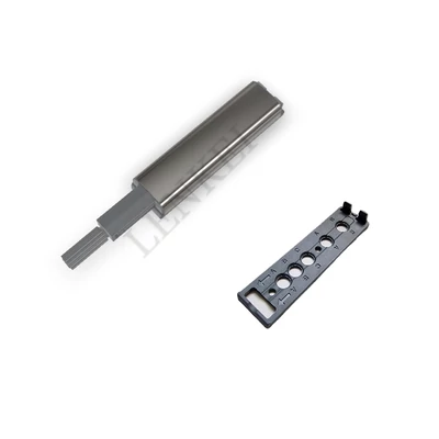 Kilökőcsappantyú, push open, tip-on inox rejtett adapterrel