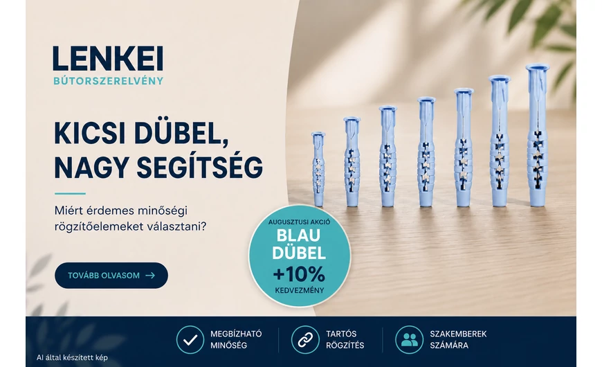 BLAU dűbel: magyar megoldás üreges és laza falszerkezetekhez